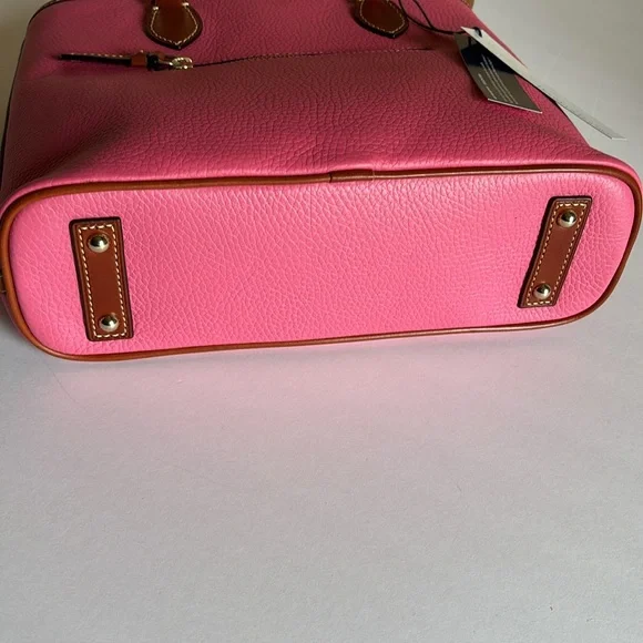RARE Dooney & Bourke Pink Leather, Richmond Shopper - Picture 6 of 14